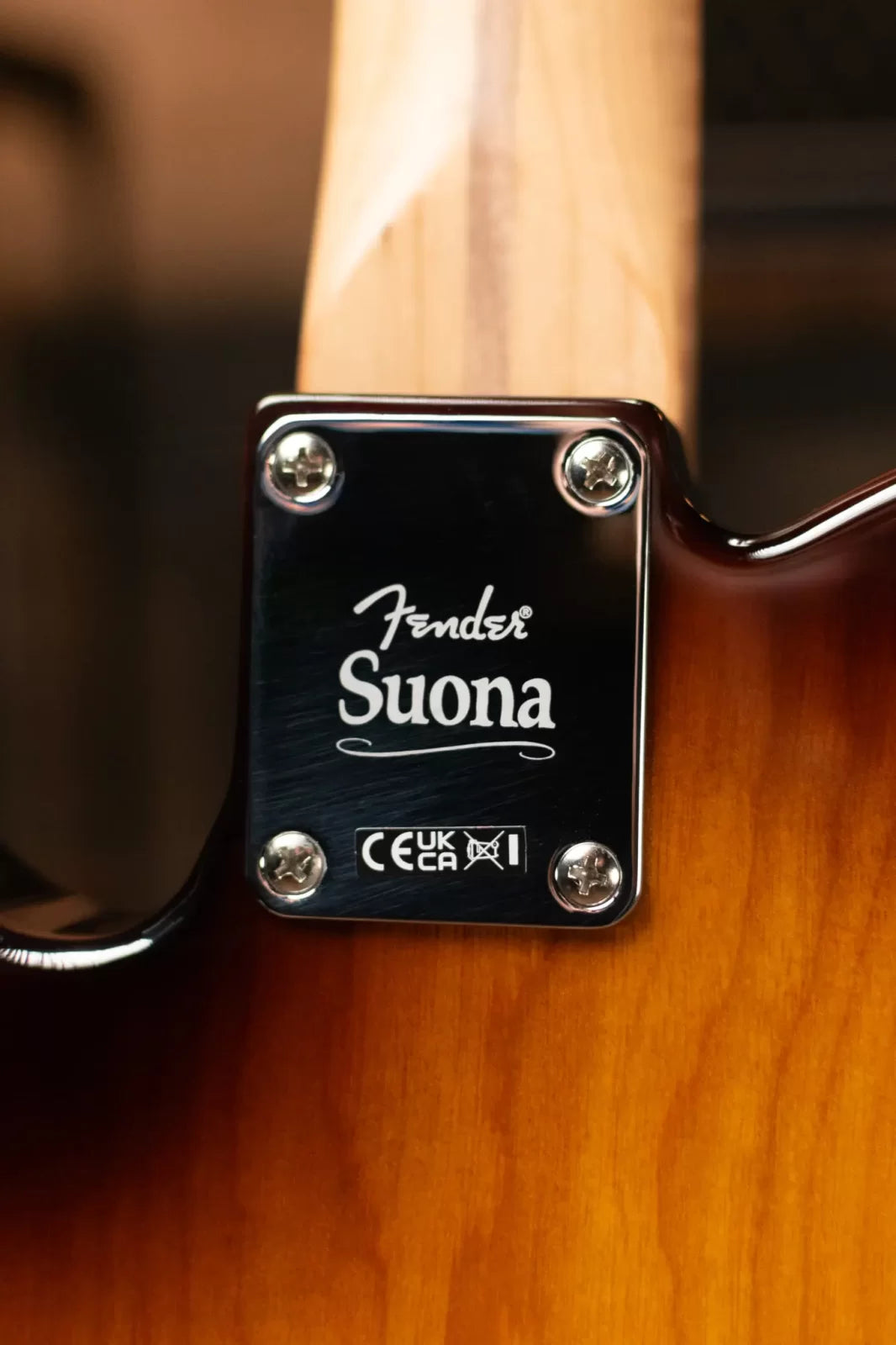 Fender Limited Edition Suona Telecaster Thinline, Ebony Fingerboard - Violin Burst with Deluxe Blonde Hardshell