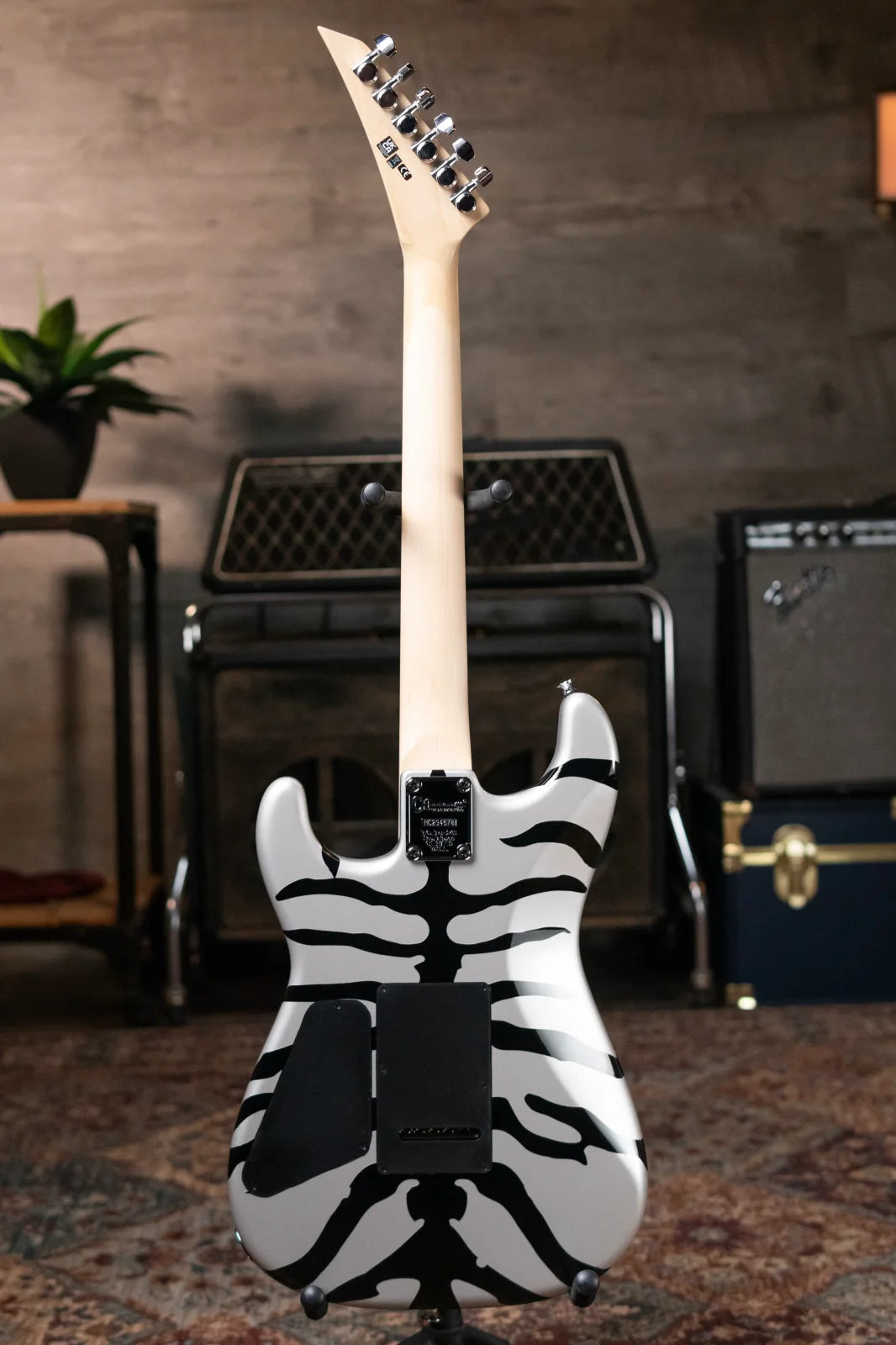 Charvel Super-Stock SD1 H 2PT Maple Fingerboard - Silver Bengal