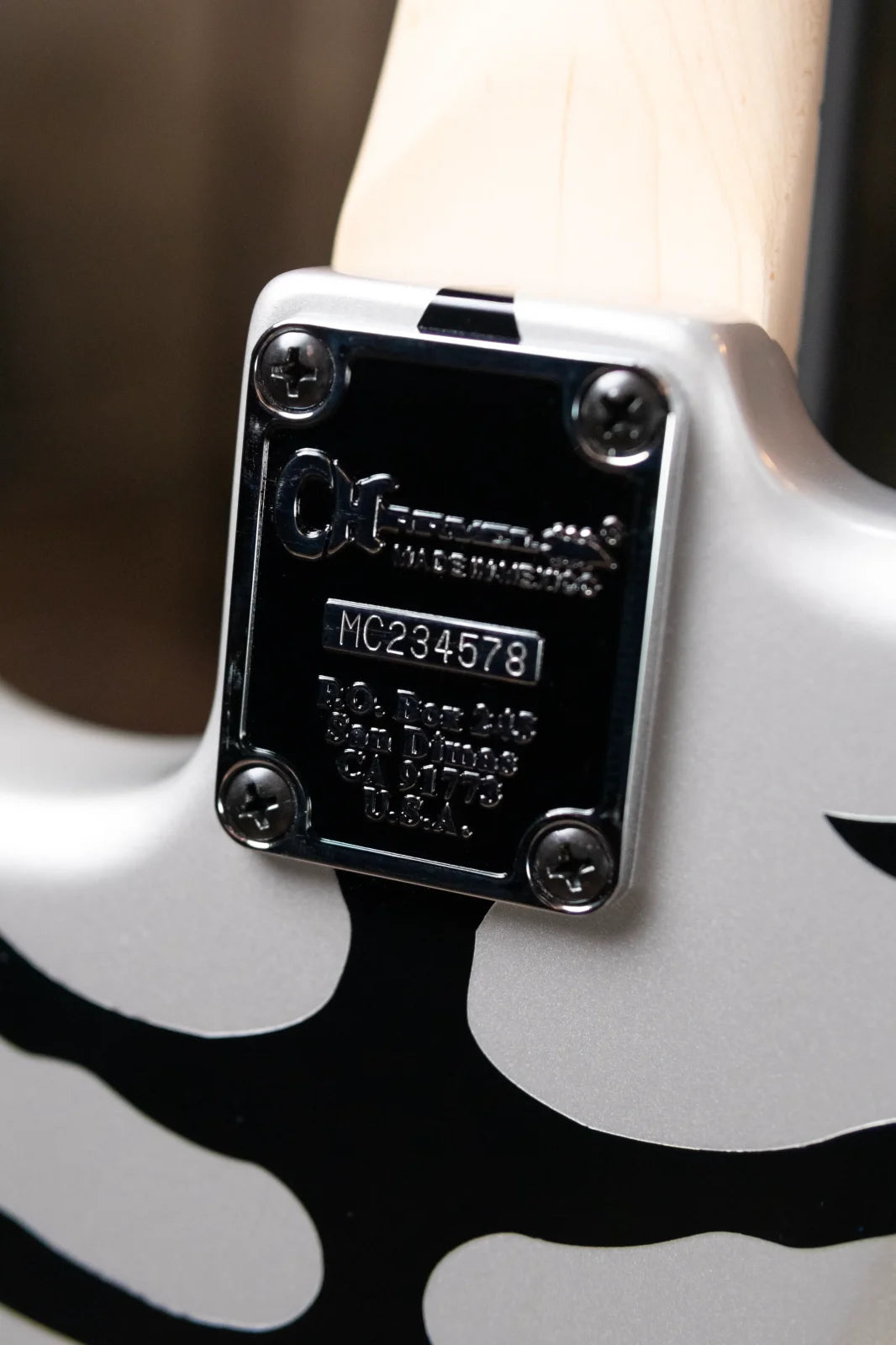 Charvel Super-Stock SD1 H 2PT Maple Fingerboard - Silver Bengal