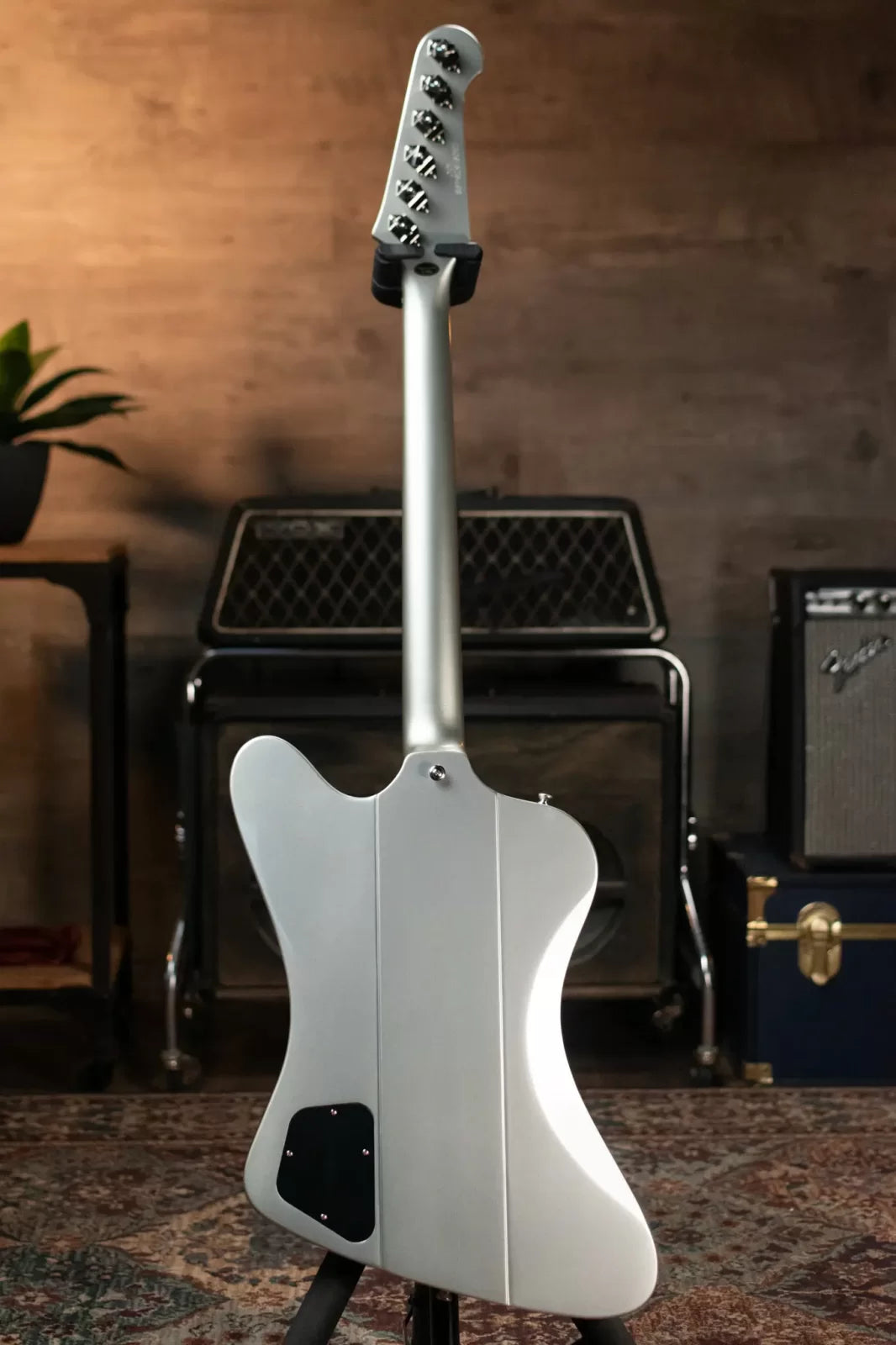 Epiphone 1963 Firebird I Electric Guitar - Silver Mist with Hardshell Case - Floor Model