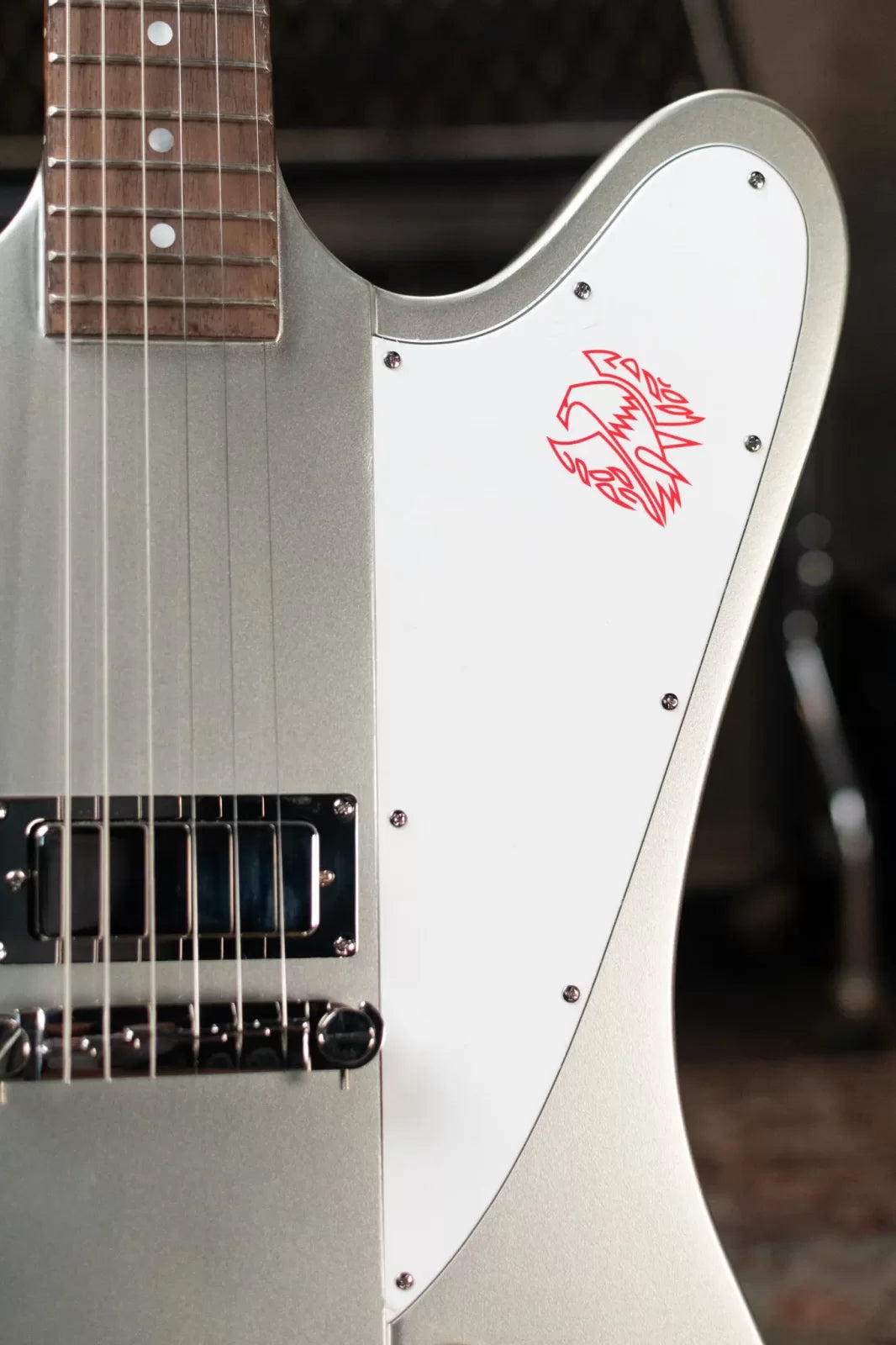 Epiphone 1963 Firebird I Electric Guitar - Silver Mist with Hardshell Case - Floor Model