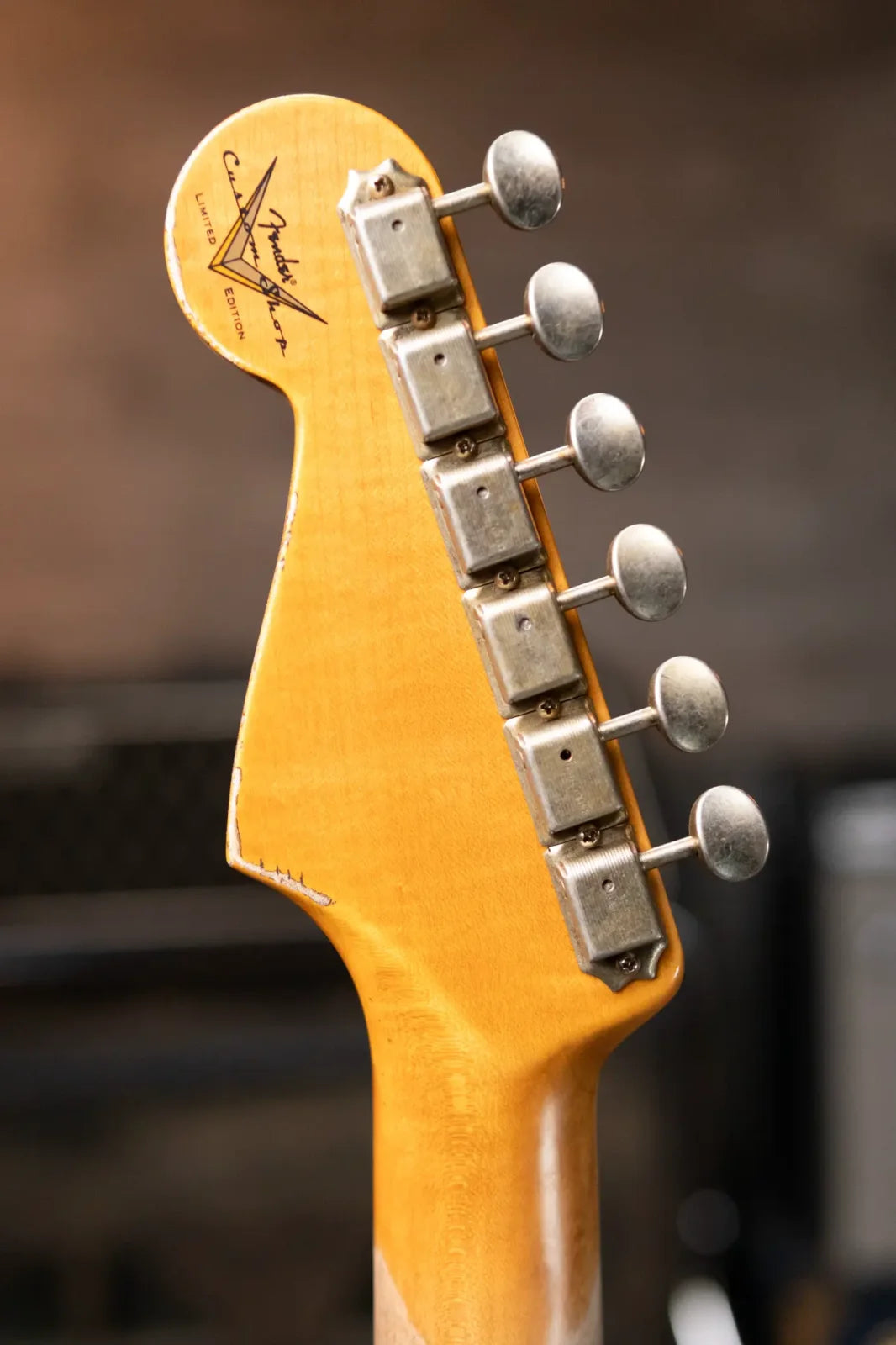 Fender Custom Shop Limited Edition Red Hot Hardtail Strat, 2A Flame Maple Neck and Fingerboard with Hardshell Case - Aged White Blonde