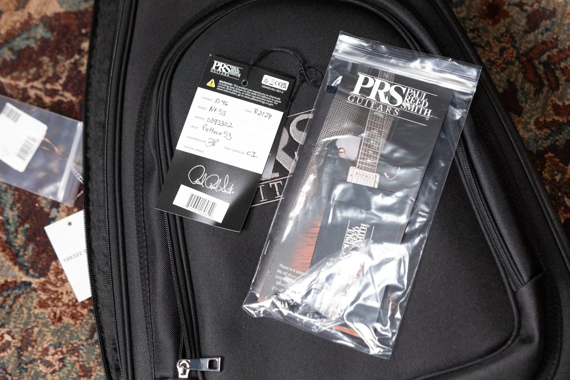 PRS NF53 Electric - Black Doghair with Deluxe Gig Bag