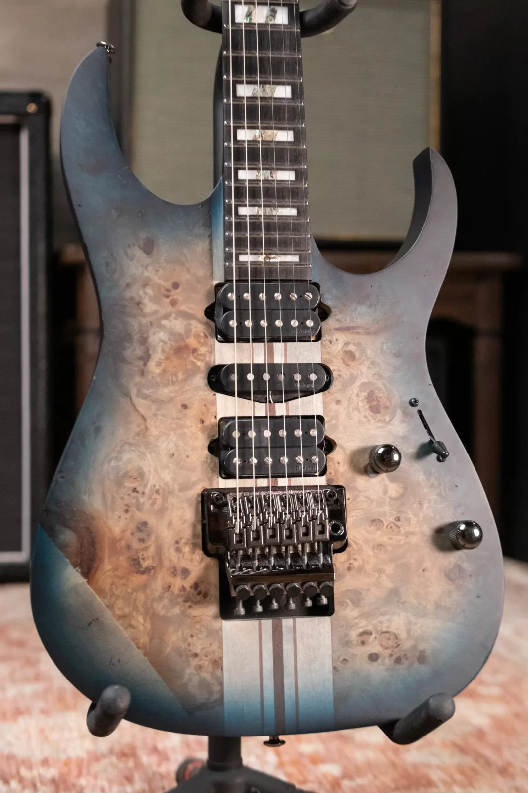 Ibanez RGT1270PBCTF Electric Guitar - Blue Starburst Flat with Gig Bag