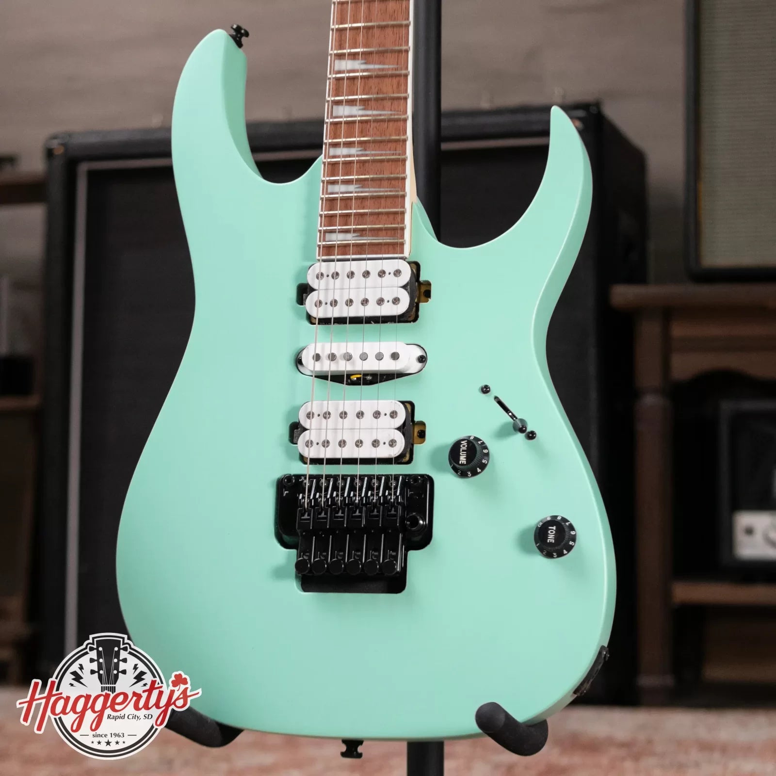 Ibanez RG470DXSFM Electric Guitar - Sea Foam Green Matte
