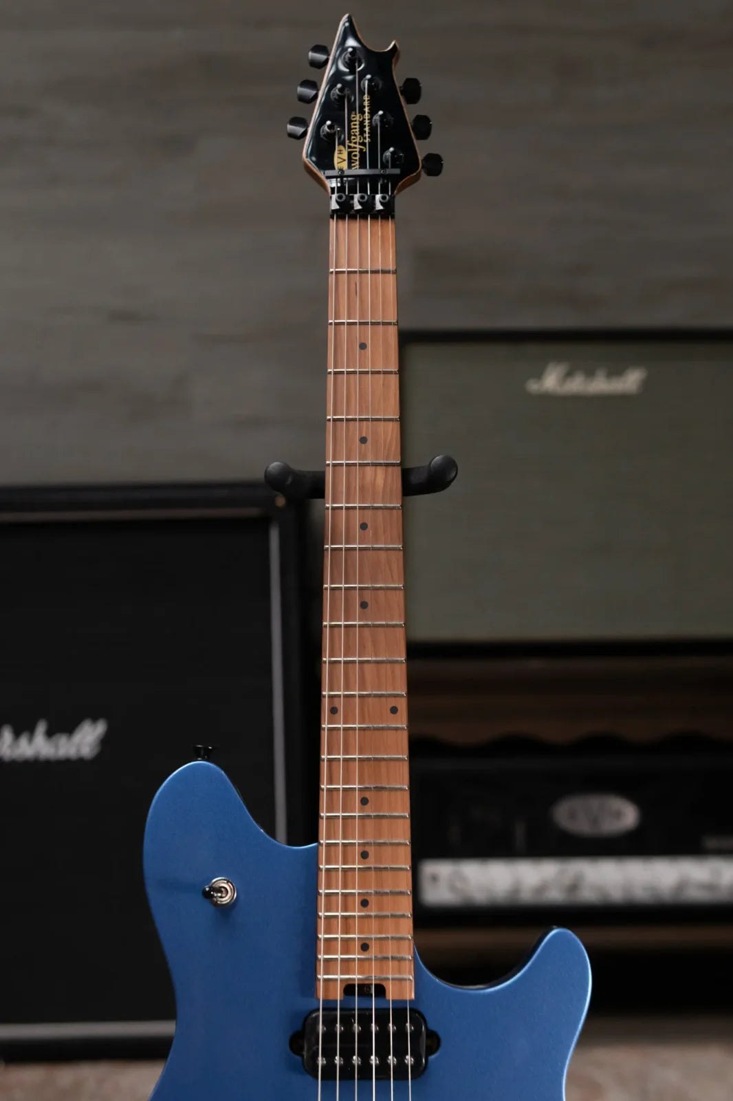 new 7.4 lb EVH Wolfgang Standard Baked Maple Fingerboard Pelham Blue haggertys 04