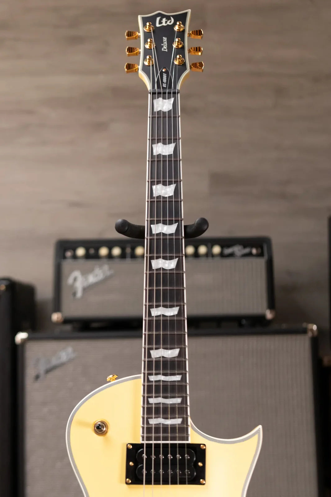 ESP LTD EC-1000T CTM Electric Guitar - Vintage Gold Satin