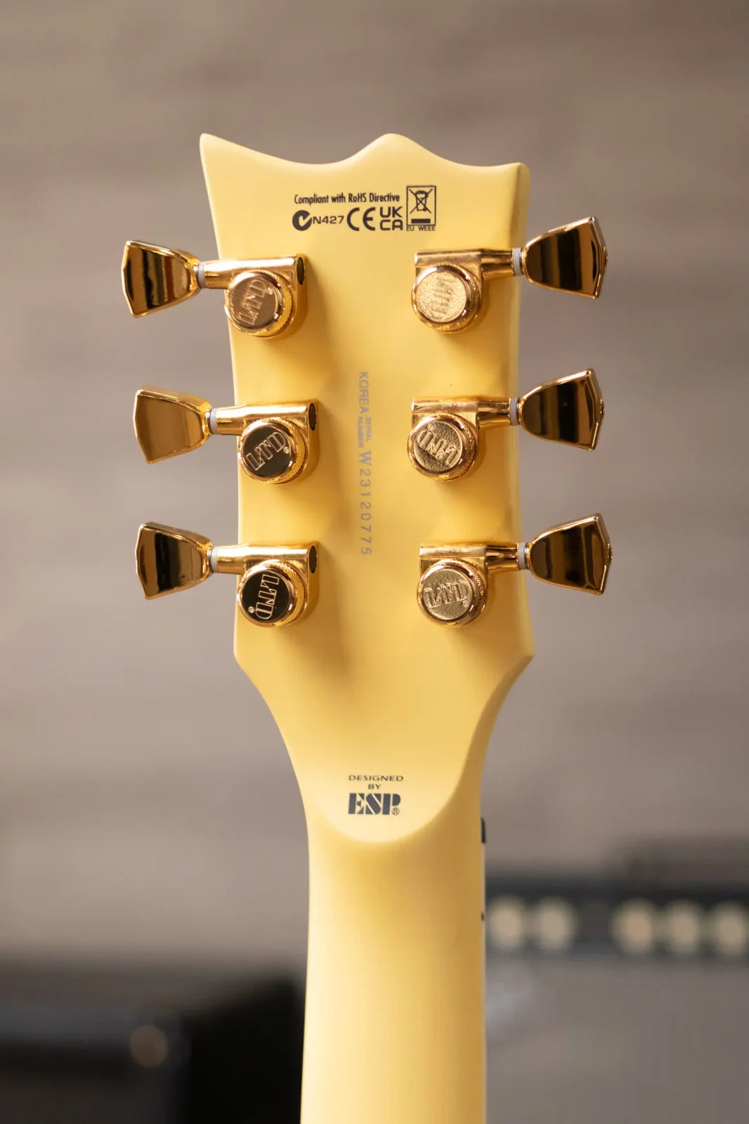 ESP LTD EC-1000T CTM Electric Guitar - Vintage Gold Satin