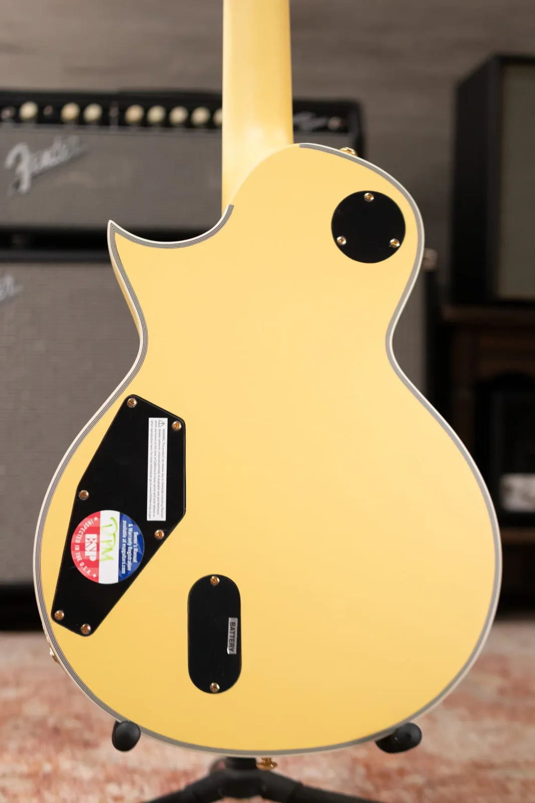 ESP LTD EC-1000T CTM Electric Guitar - Vintage Gold Satin