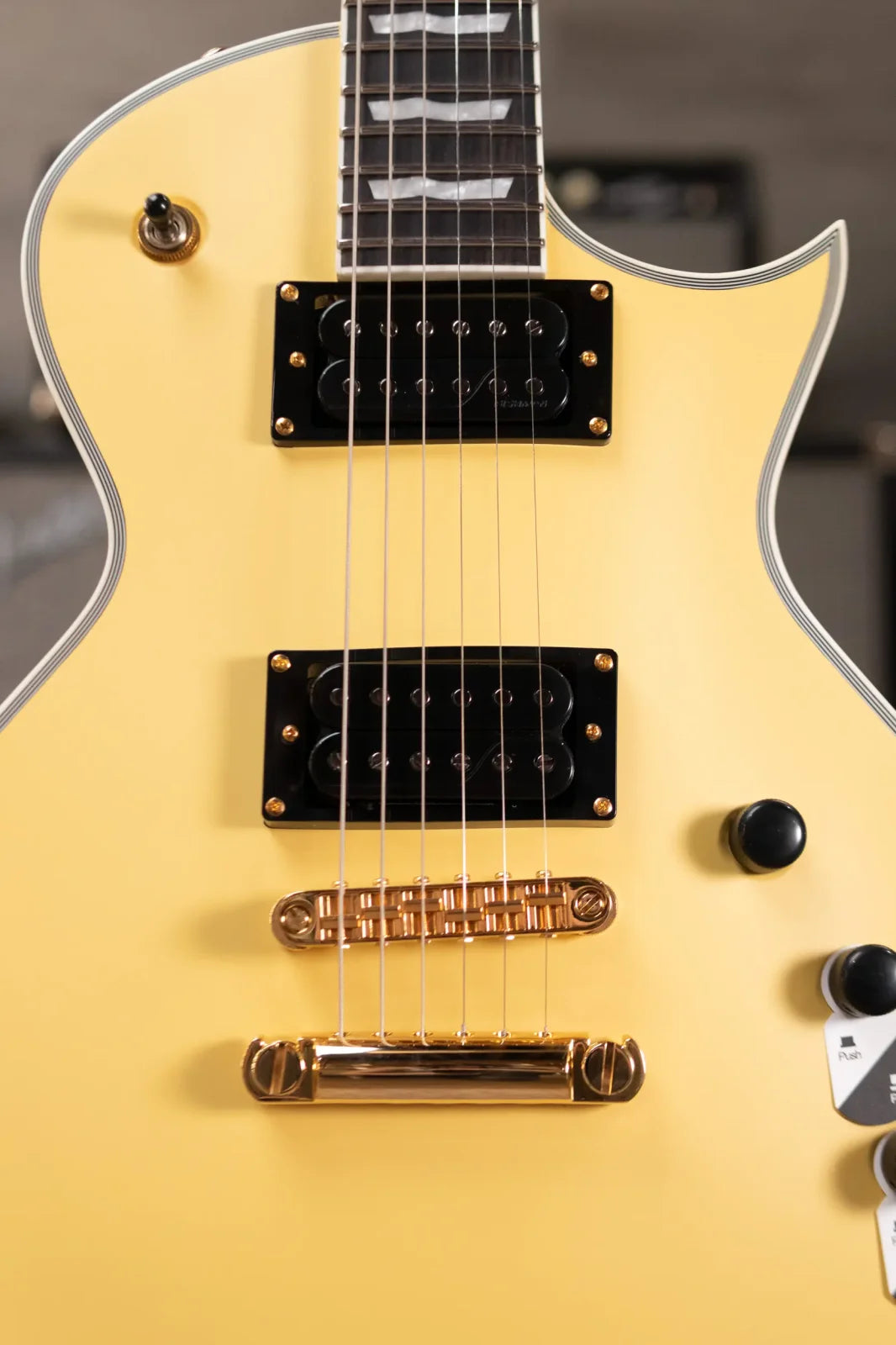 ESP LTD EC-1000T CTM Electric Guitar - Vintage Gold Satin