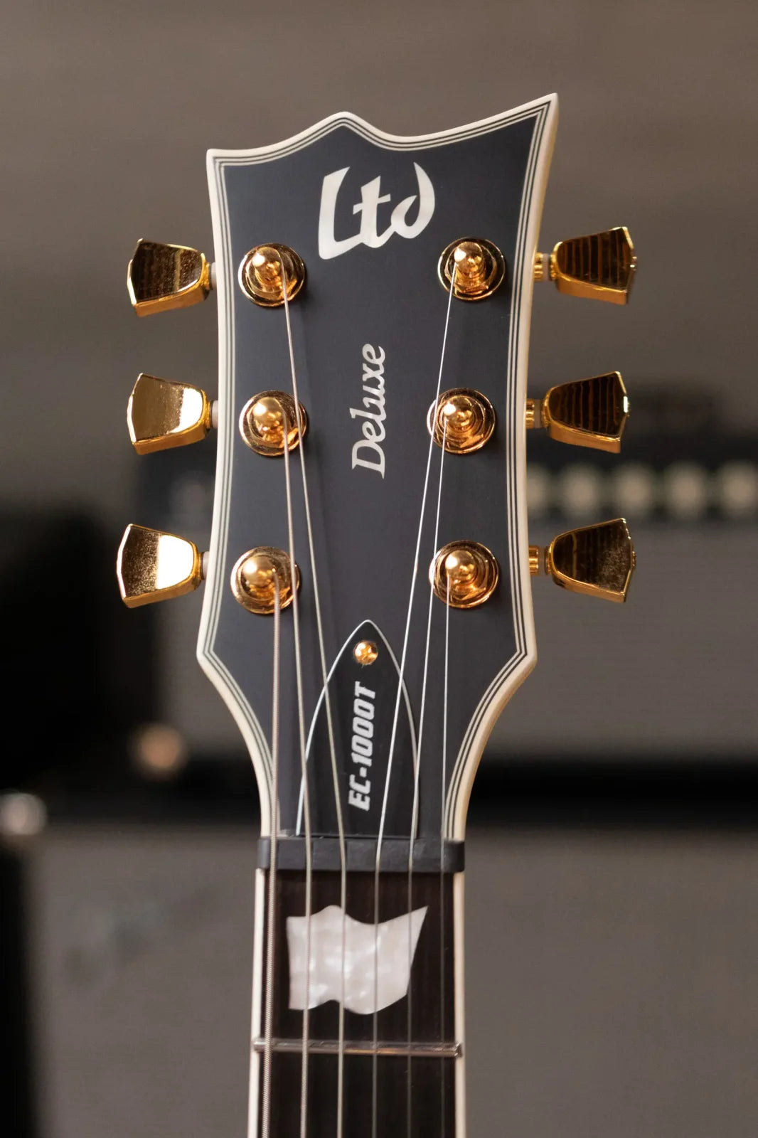 ESP LTD EC-1000T CTM Electric Guitar - Vintage Gold Satin