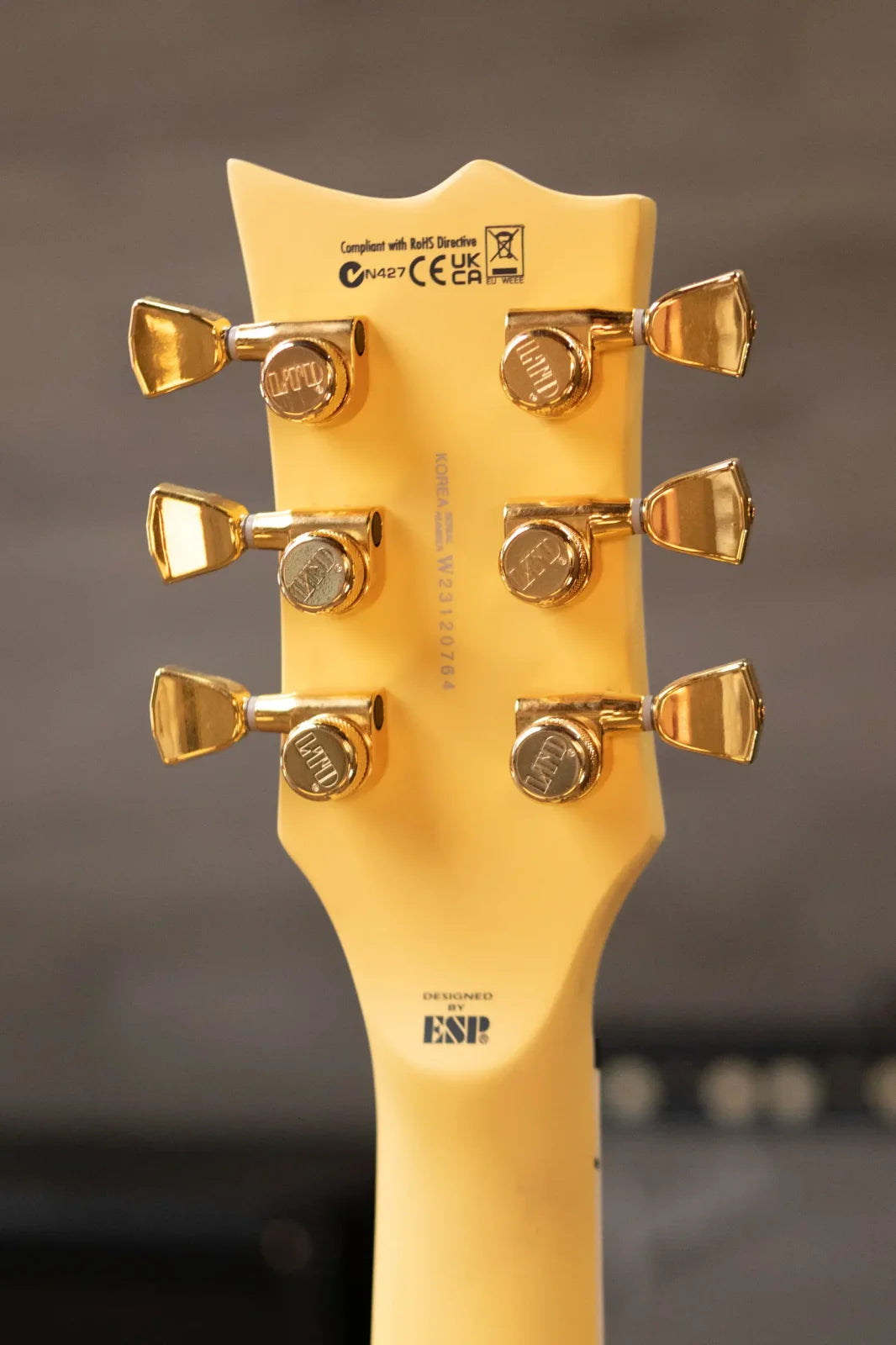ESP LTD EC-1000T CTM Electric Guitar - Vintage Gold Satin