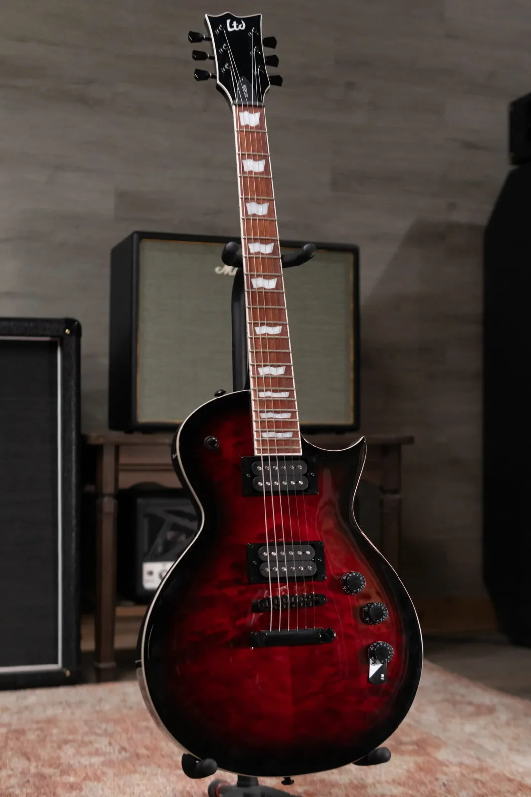 ESP LTD EC-256 Electric Guitar - See Thru Black Cherry Sunburst