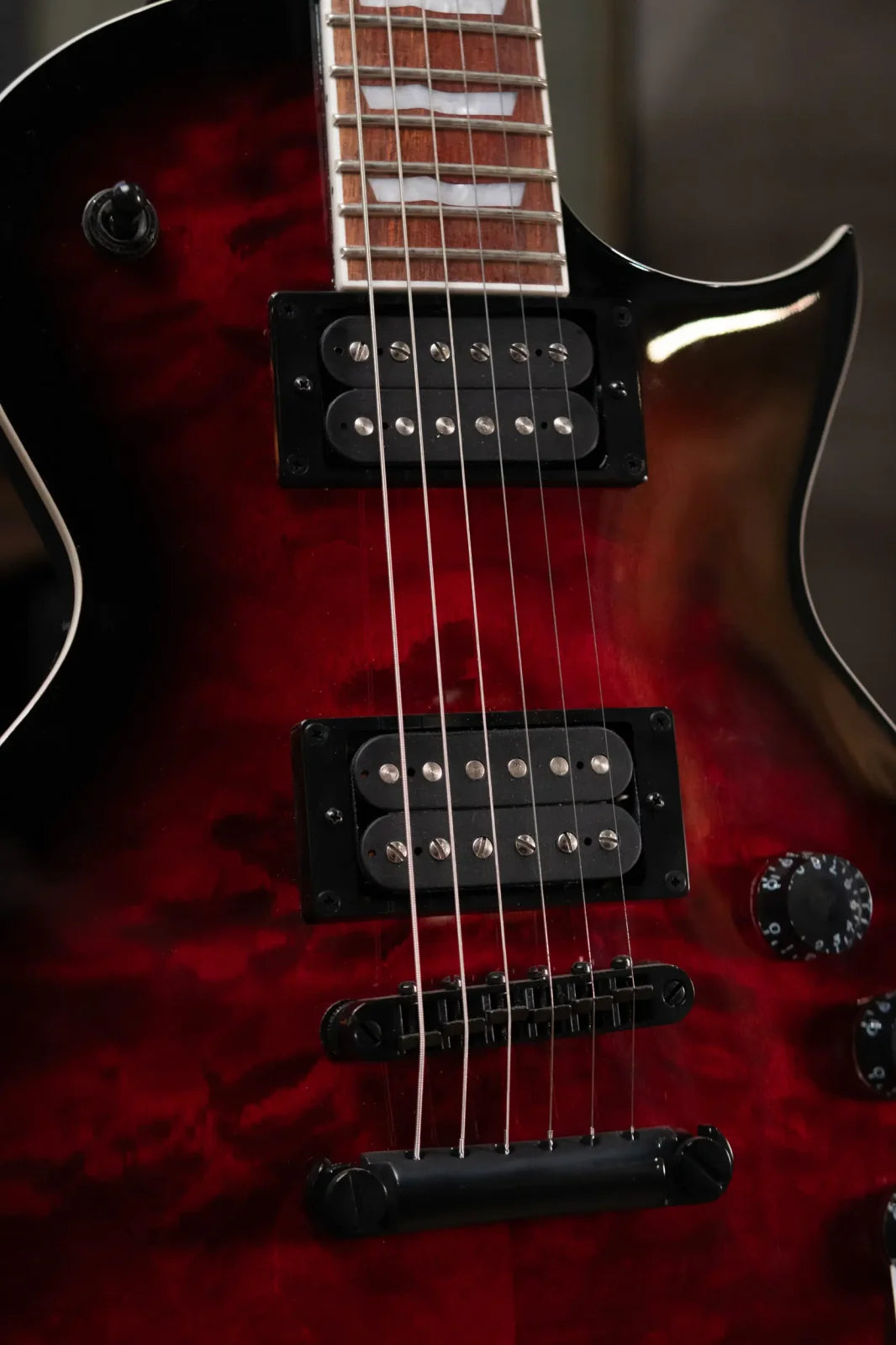 ESP LTD EC-256 Electric Guitar - See Thru Black Cherry Sunburst