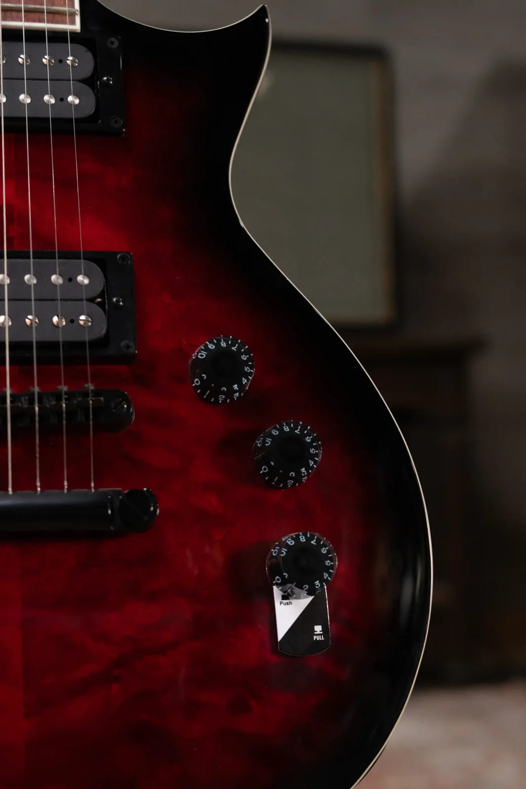 ESP LTD EC-256 Electric Guitar - See Thru Black Cherry Sunburst