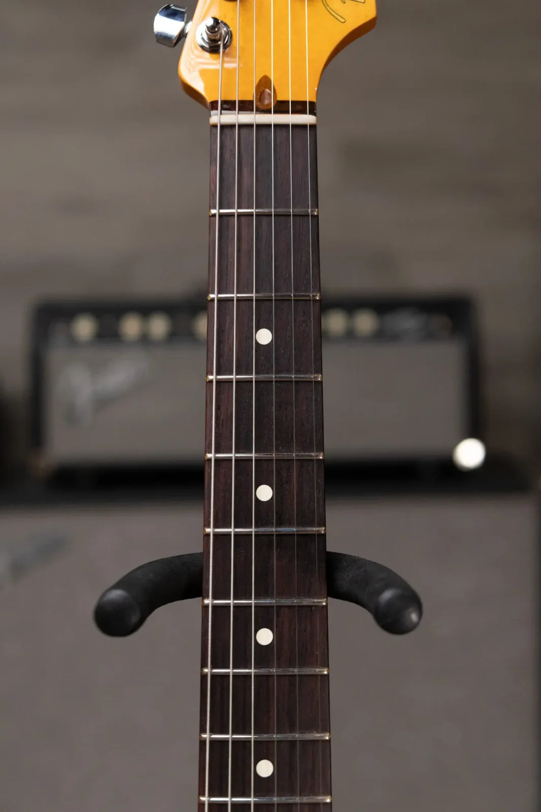 Fender American Professional II Stratocaster Thinline - Transparent Daphne Blue with Hardshell Case - Demo