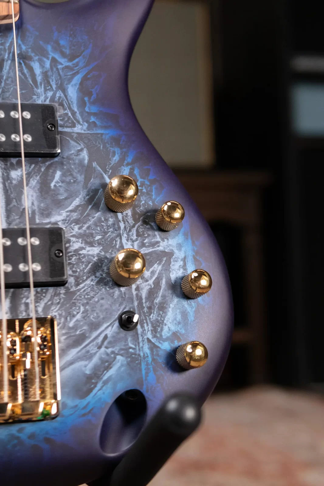 Ibanez SR305EDXCZM 5-String Electric Bass - Cosmic Blue Frozen Matte
