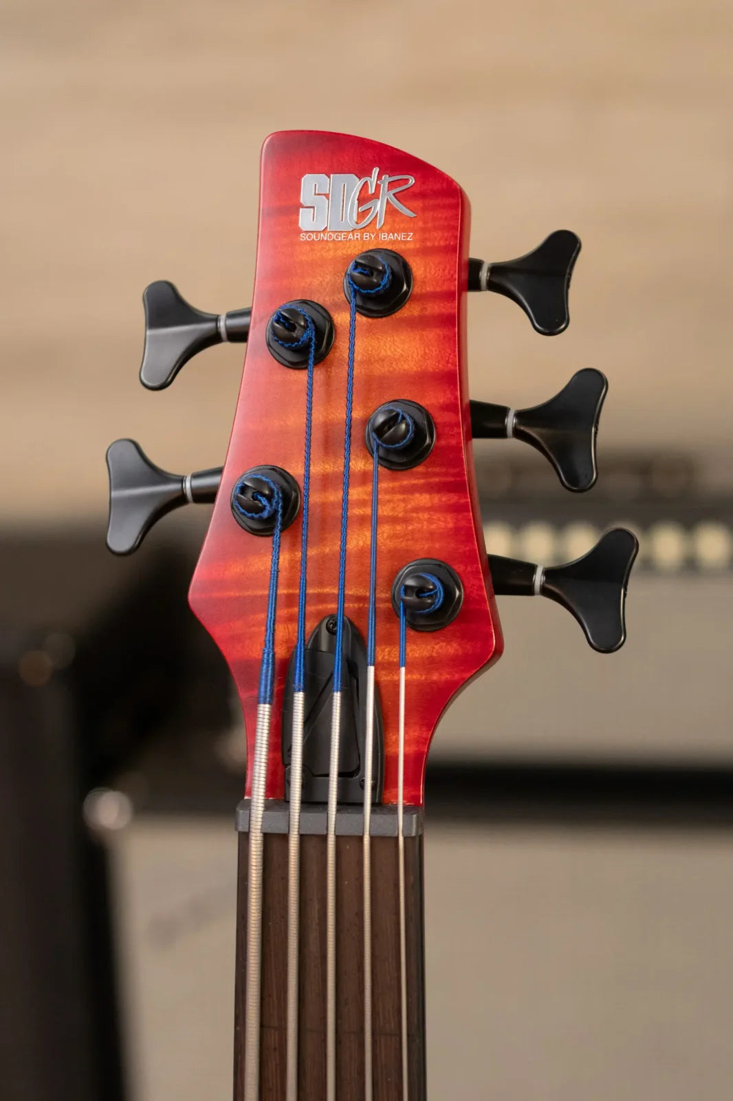 Ibanez SRD905FBTL 5-String Fretless Electric Bass Guitar - Brown Topaz Burst Low Gloss