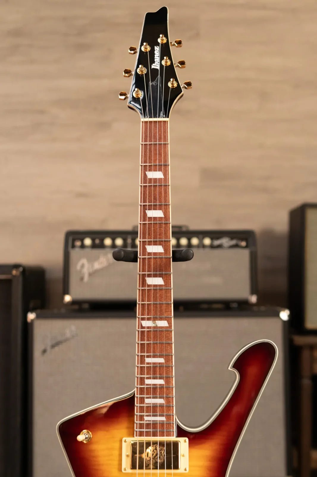 Ibanez Iceman IC420FMVLS Electric Guitar - Violin Sunburst