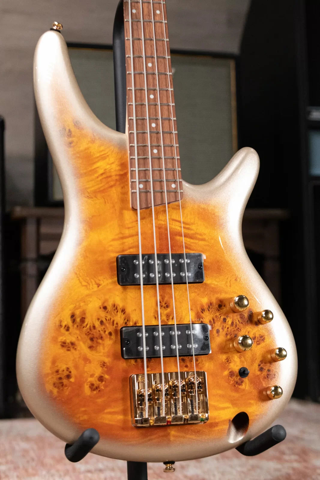 Ibanez SR400EPBDXMGU 4-String Electric Bass - Mars Gold Metallic Burst