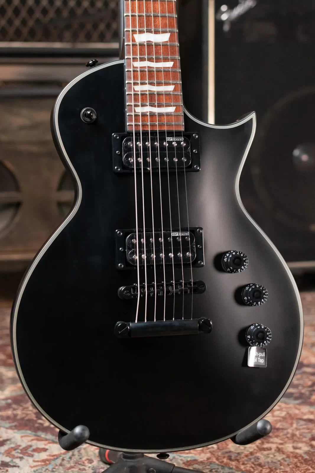 ESP LTD EC-257 Electric Guitar, Black Satin
