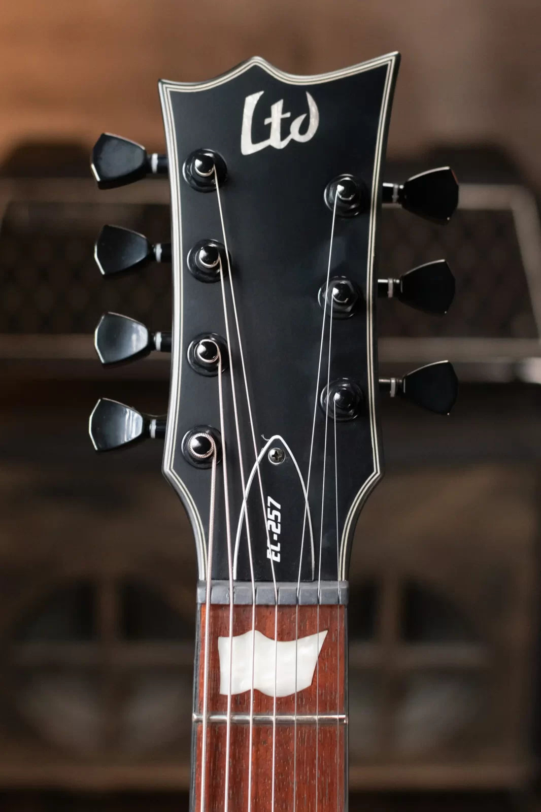 ESP LTD EC-257 Electric Guitar, Black Satin