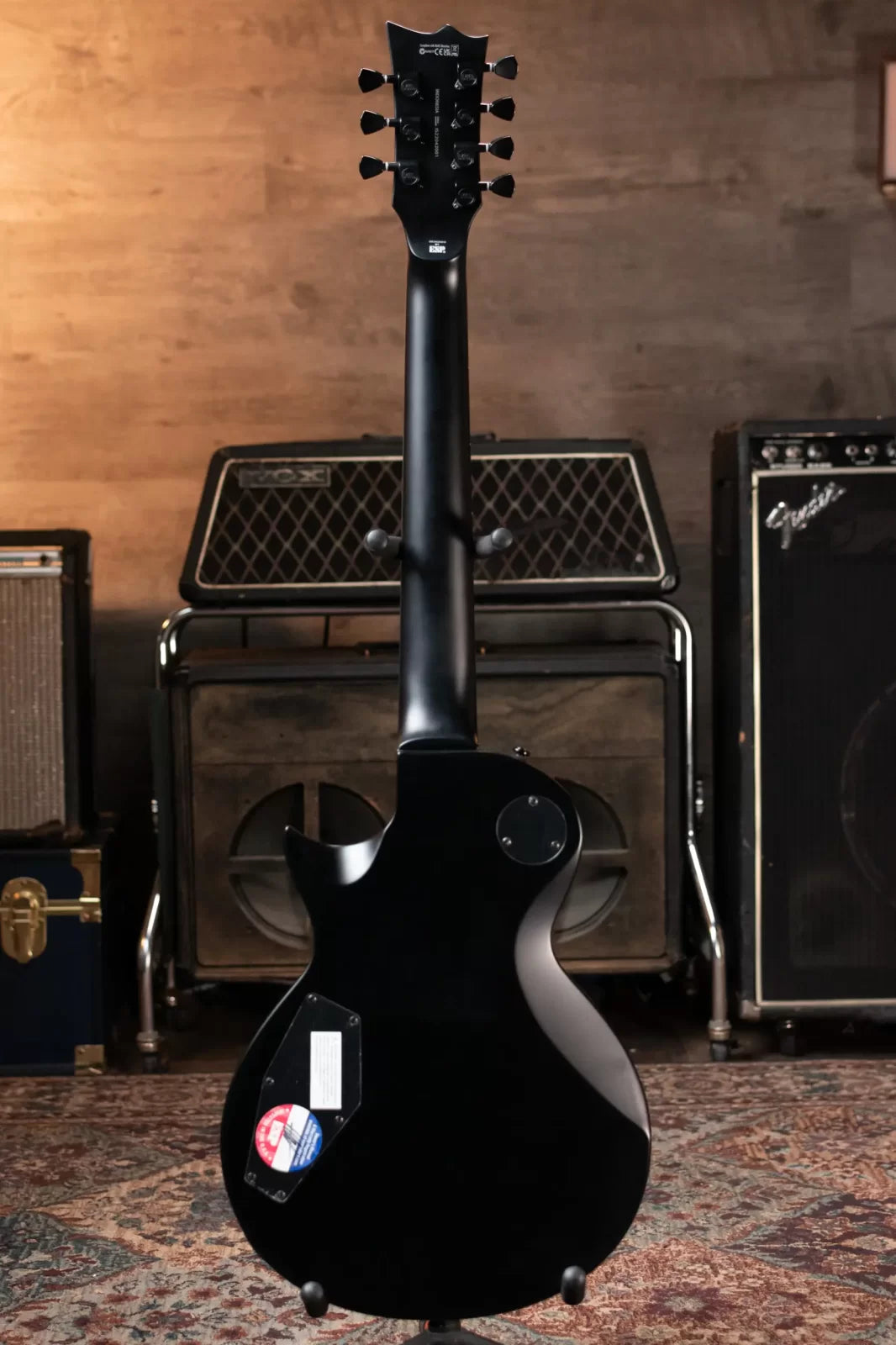 ESP LTD EC-257 Electric Guitar, Black Satin