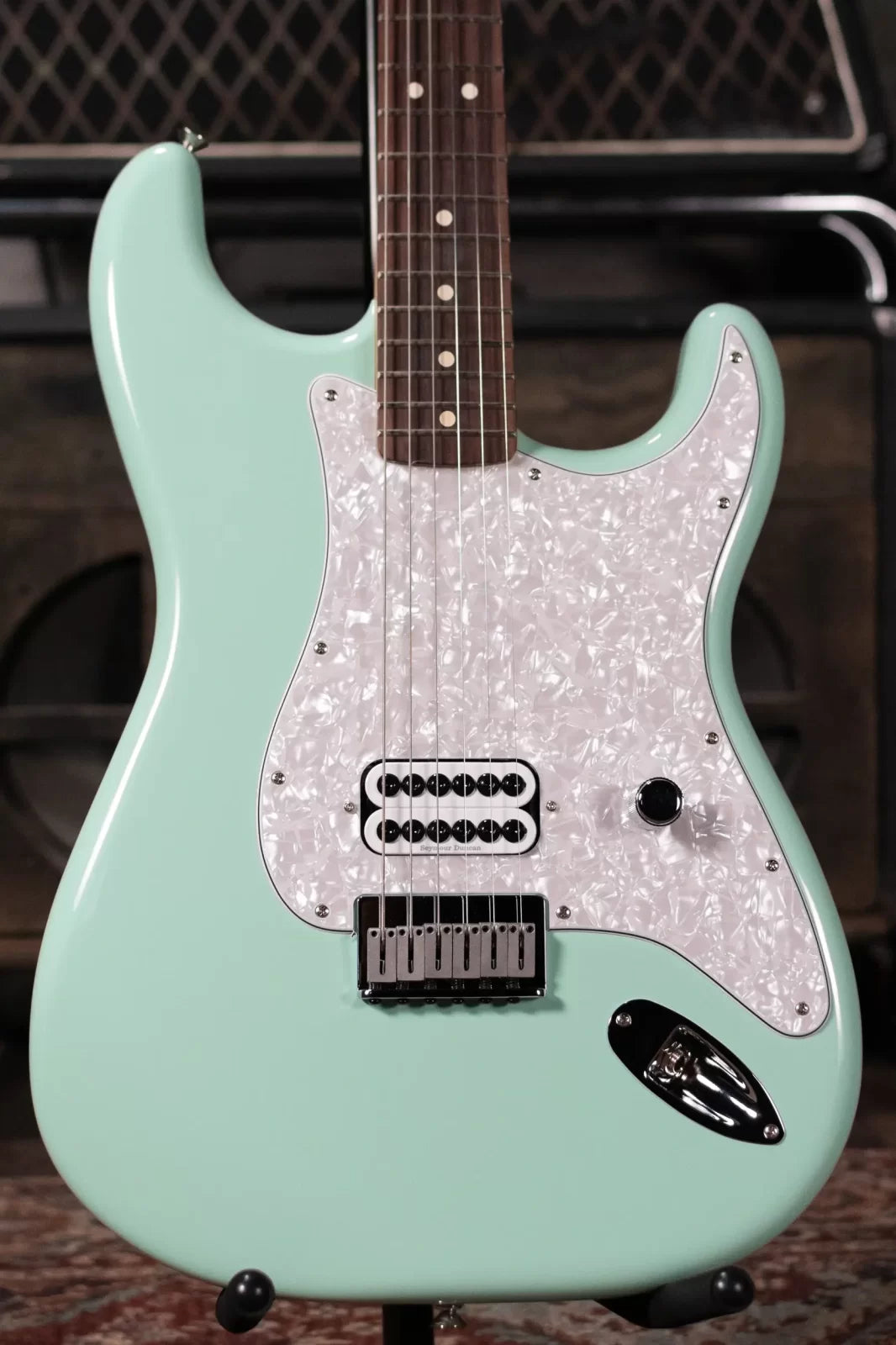 Fender Limited Edition Tom DeLonge Stratocaster Electric Guitar - Surf Green with Deluxe Gig Bag