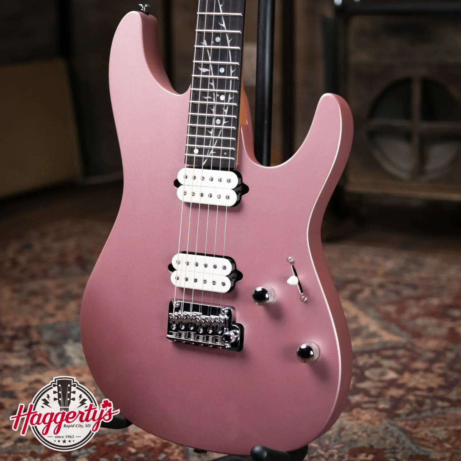 Ibanez TOD10MM Tim Henson Signature Electric Guitar - Metallic Mauve with Gig Bag