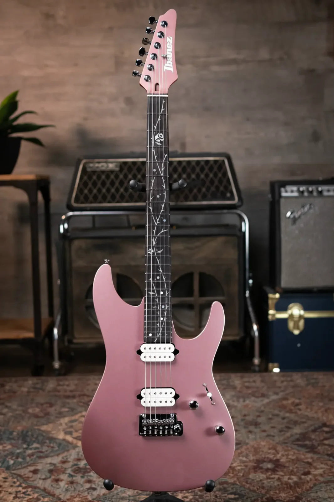 Ibanez TOD10MM Tim Henson Signature Electric Guitar - Metallic Mauve with Gig Bag