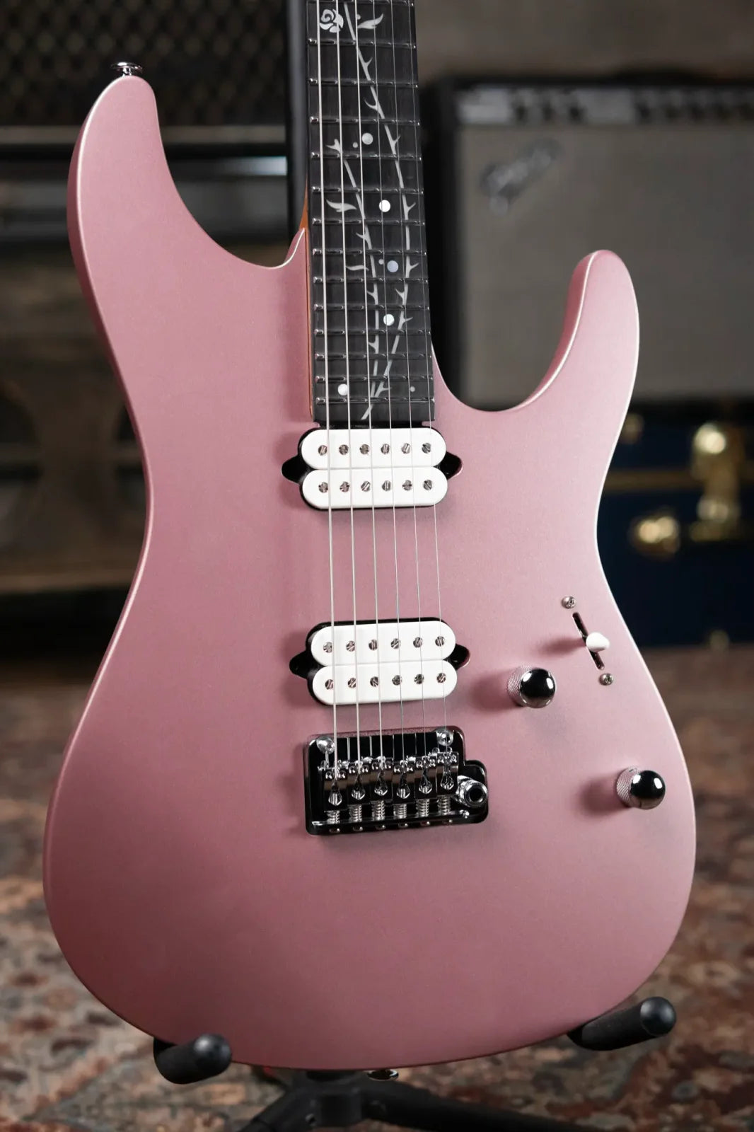 Ibanez TOD10MM Tim Henson Signature Electric Guitar - Metallic Mauve with Gig Bag