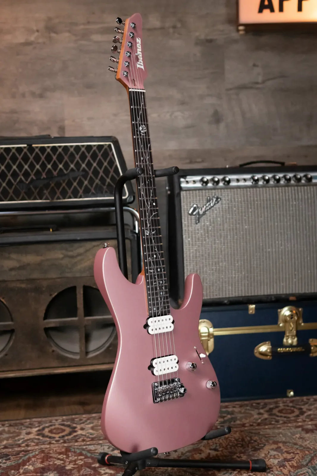 Ibanez TOD10MM Tim Henson Signature Electric Guitar - Metallic Mauve with Gig Bag