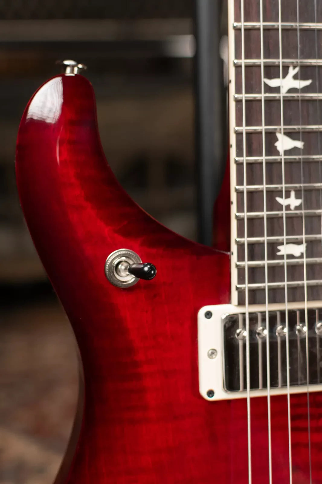 PRS S2 McCarty 594 Electric Guitar - Fire Red Burst with Gig Bag