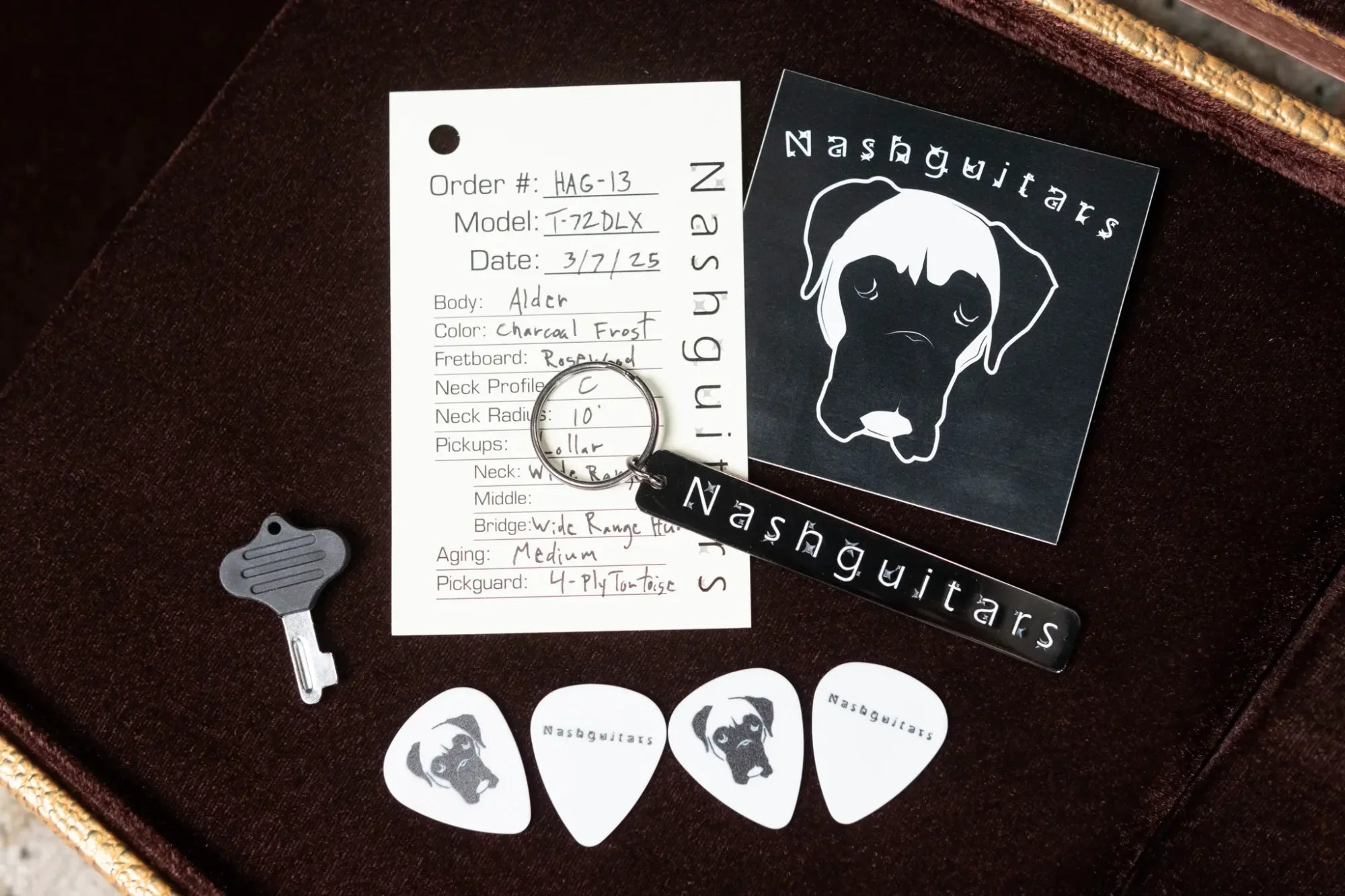 Nash T-72DLX - Medium Aged Charcoal Frost Metallic with Hardshell Case