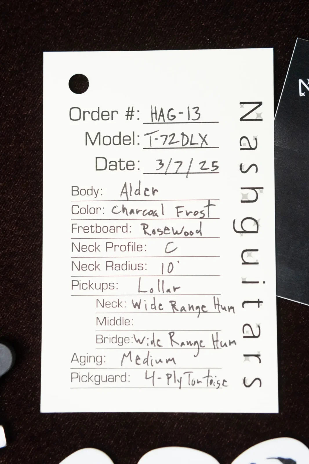 Nash T-72DLX - Medium Aged Charcoal Frost Metallic with Hardshell Case