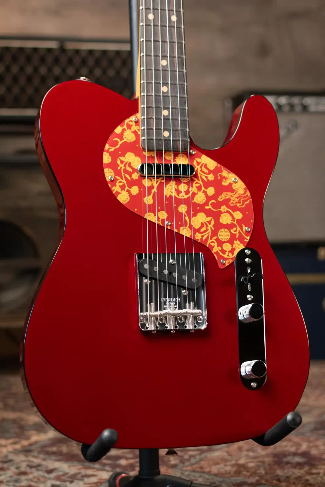 Fender Limited Edition Raphael Saadiq Telecaster - Dark Metallic Red with Hardshell Case