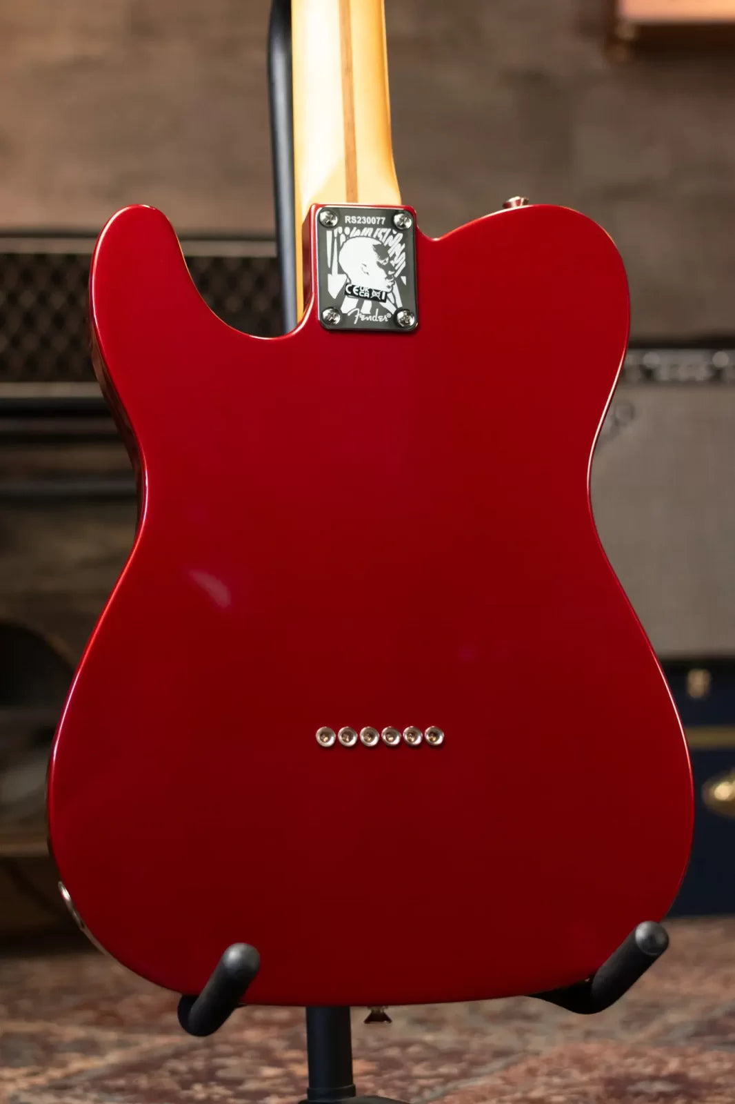 Fender Limited Edition Raphael Saadiq Telecaster - Dark Metallic Red with Hardshell Case