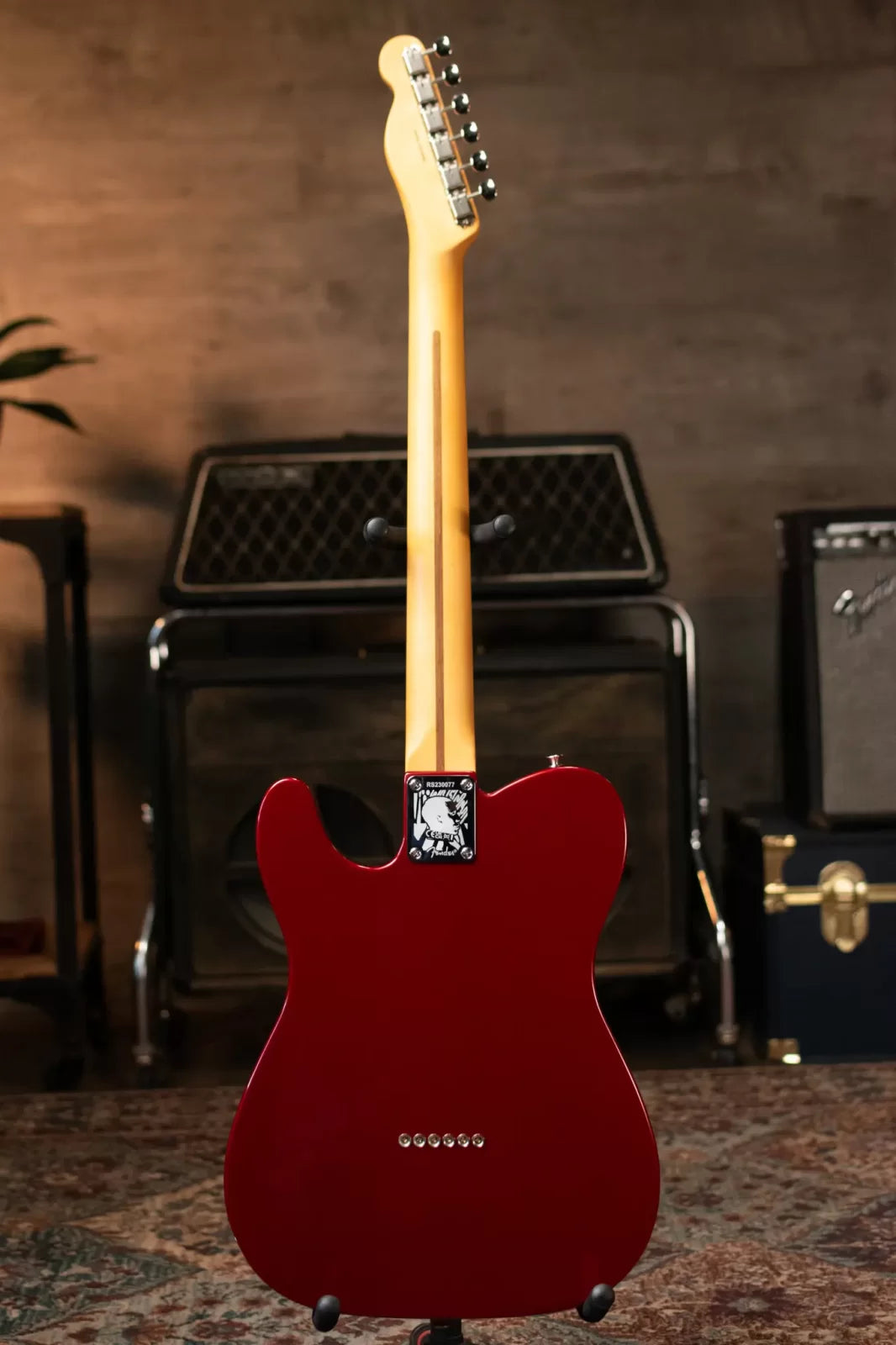Fender Limited Edition Raphael Saadiq Telecaster - Dark Metallic Red with Hardshell Case