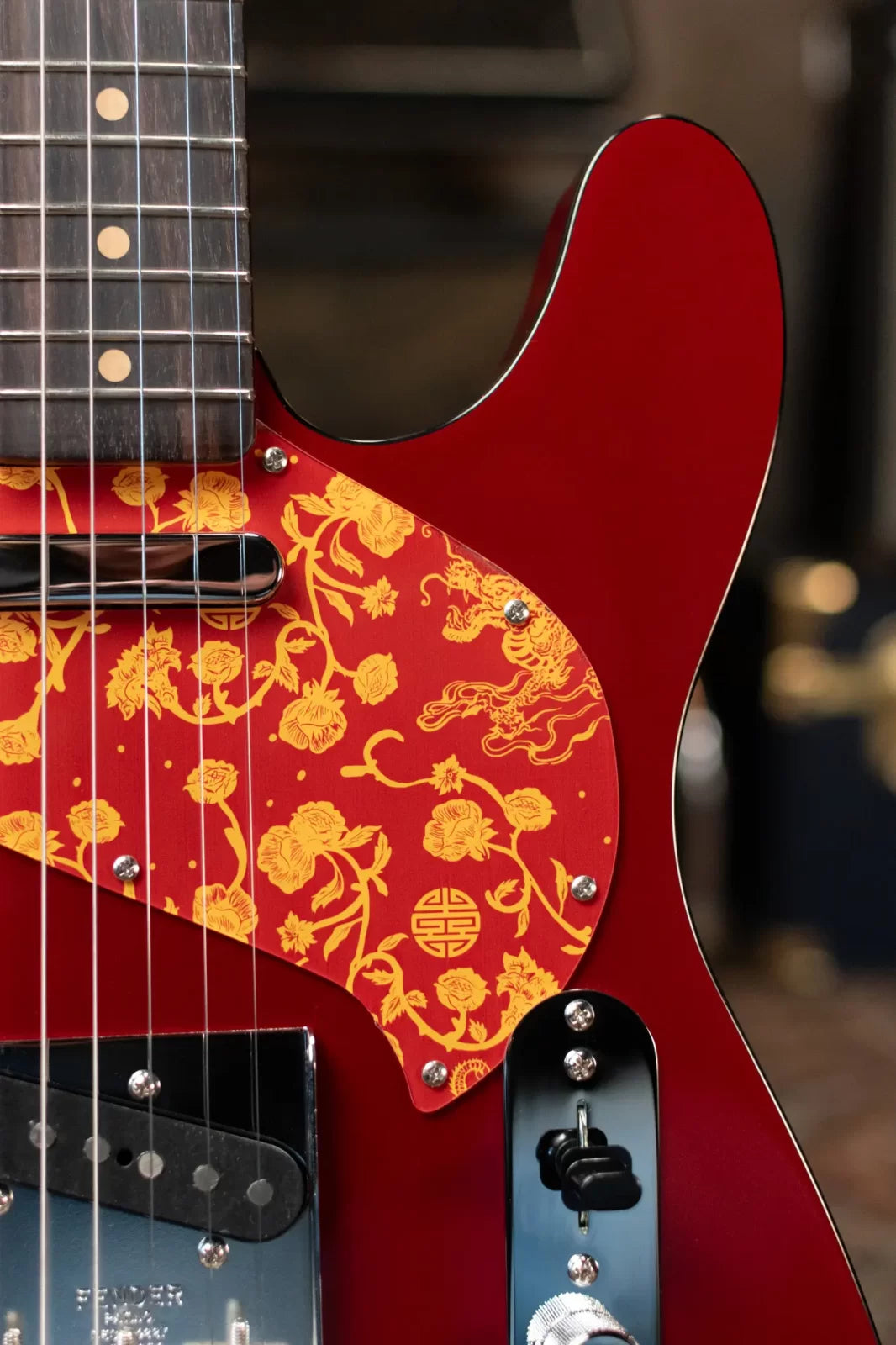 Fender Limited Edition Raphael Saadiq Telecaster - Dark Metallic Red with Hardshell Case