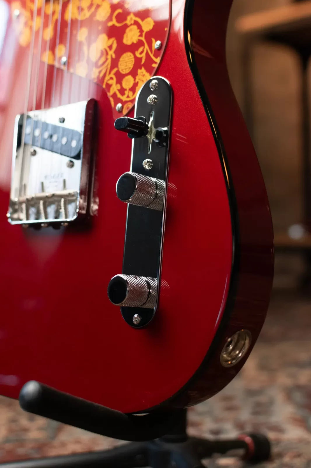 Fender Limited Edition Raphael Saadiq Telecaster - Dark Metallic Red with Hardshell Case