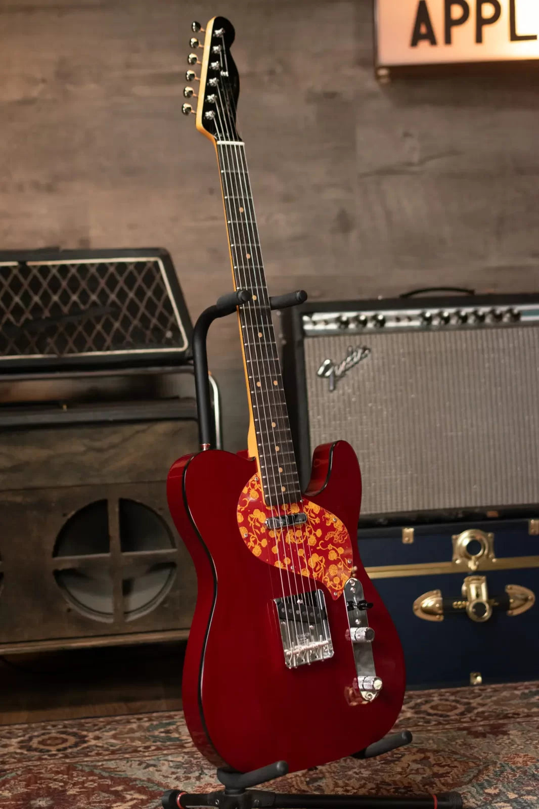 Fender Limited Edition Raphael Saadiq Telecaster - Dark Metallic Red with Hardshell Case