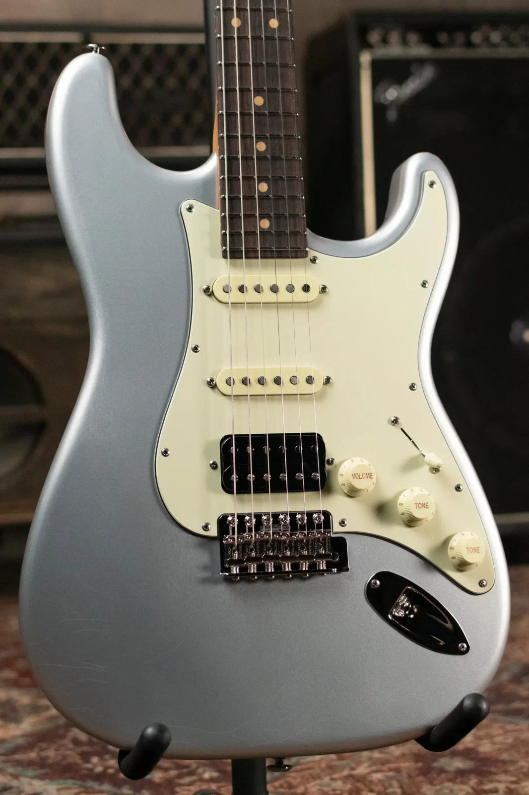 Suhr Classic S Vintage LE, HSS - Firemist Silver with Deluxe Gig Bag