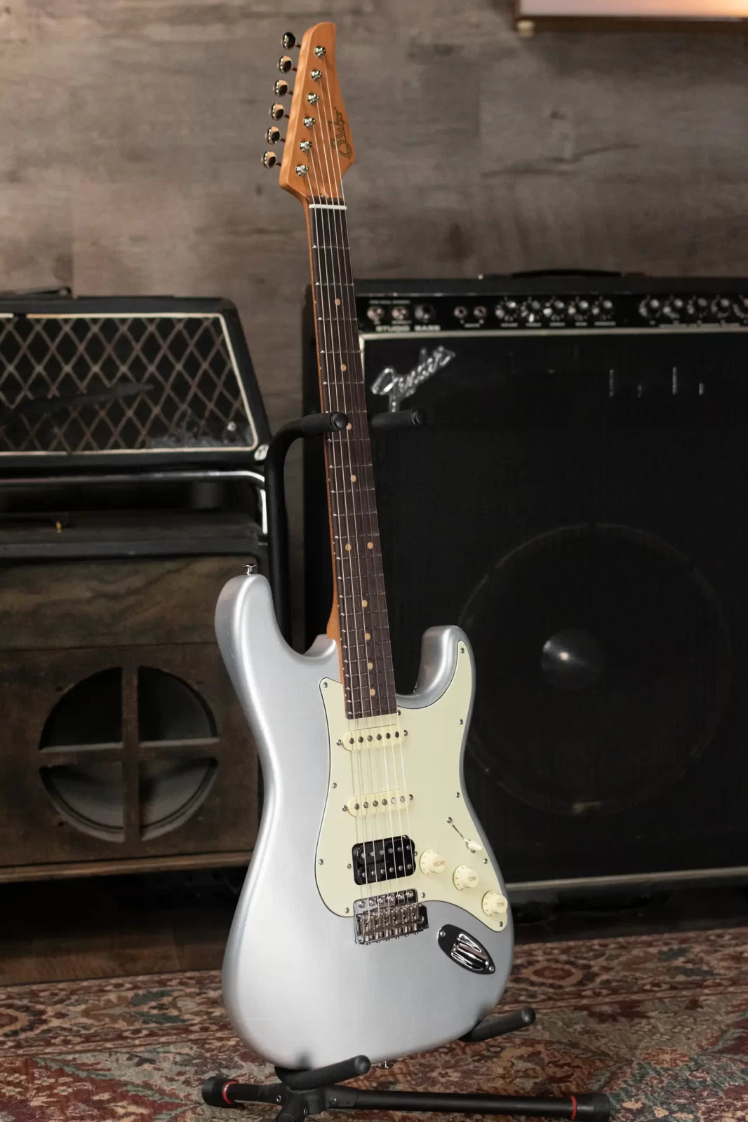 Suhr Classic S Vintage LE, HSS - Firemist Silver with Deluxe Gig Bag