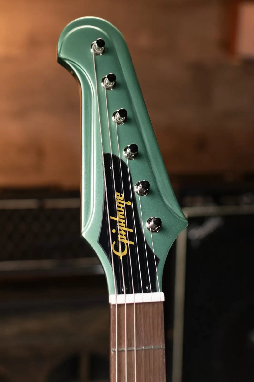 Epiphone 1963 Firebird Electric Guitar - Inverness Green with Hardshell Case