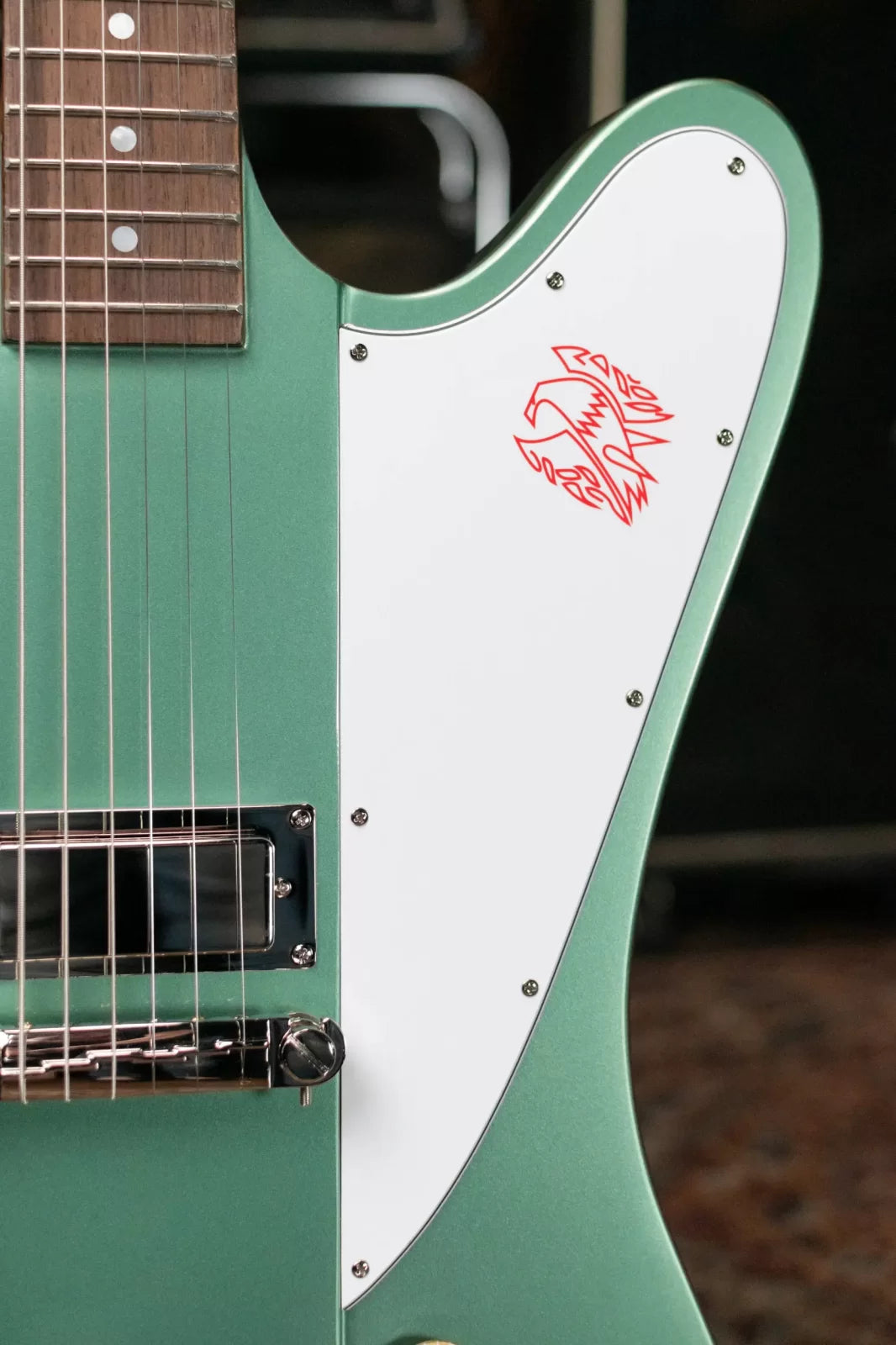 Epiphone 1963 Firebird Electric Guitar - Inverness Green with Hardshell Case