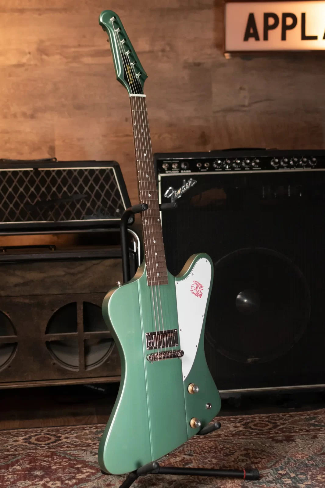 Epiphone 1963 Firebird Electric Guitar - Inverness Green with Hardshell Case