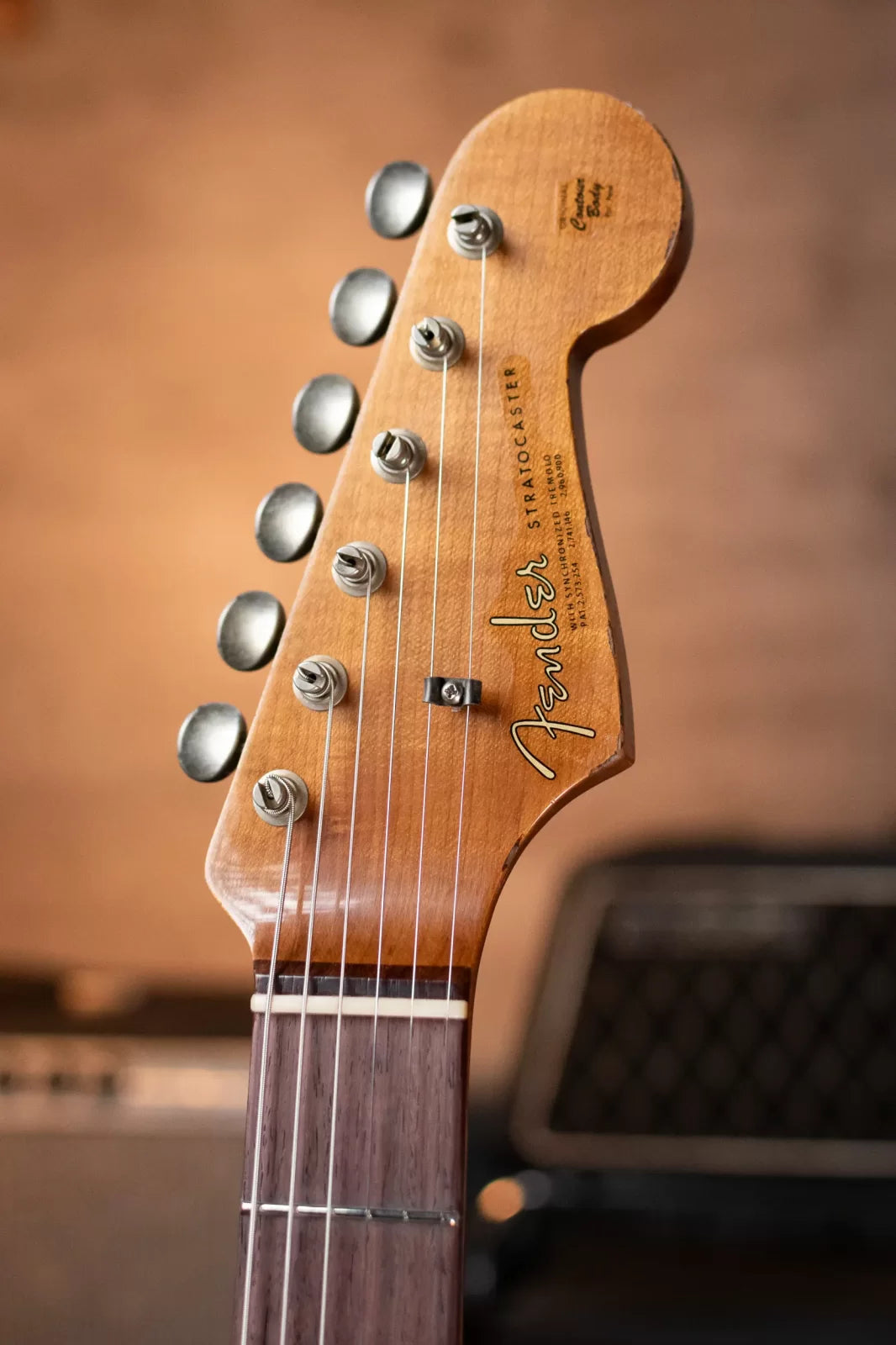 Fender Custom Shop Limited Edition ‘63 Strat Journeyman Relic Electric Guitar - Aged Black with Hardshell Case