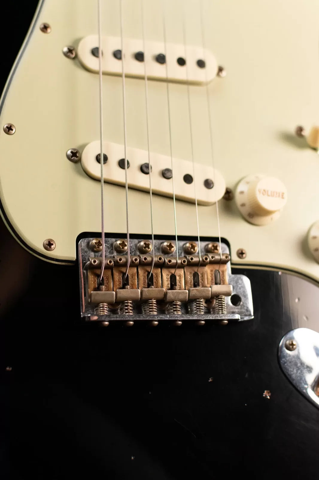 Fender Custom Shop Limited Edition ‘63 Strat Journeyman Relic Electric Guitar - Aged Black with Hardshell Case