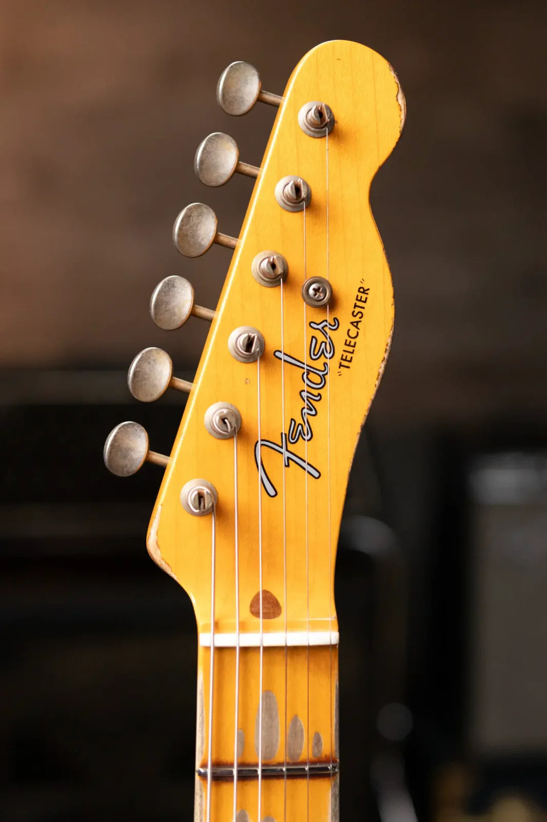 Fender Custom Shop Limited Edition CuNiFe Telecaster Custom Heavy Relic 1-Piece Maple Neck - Aged Nocaster Blonde