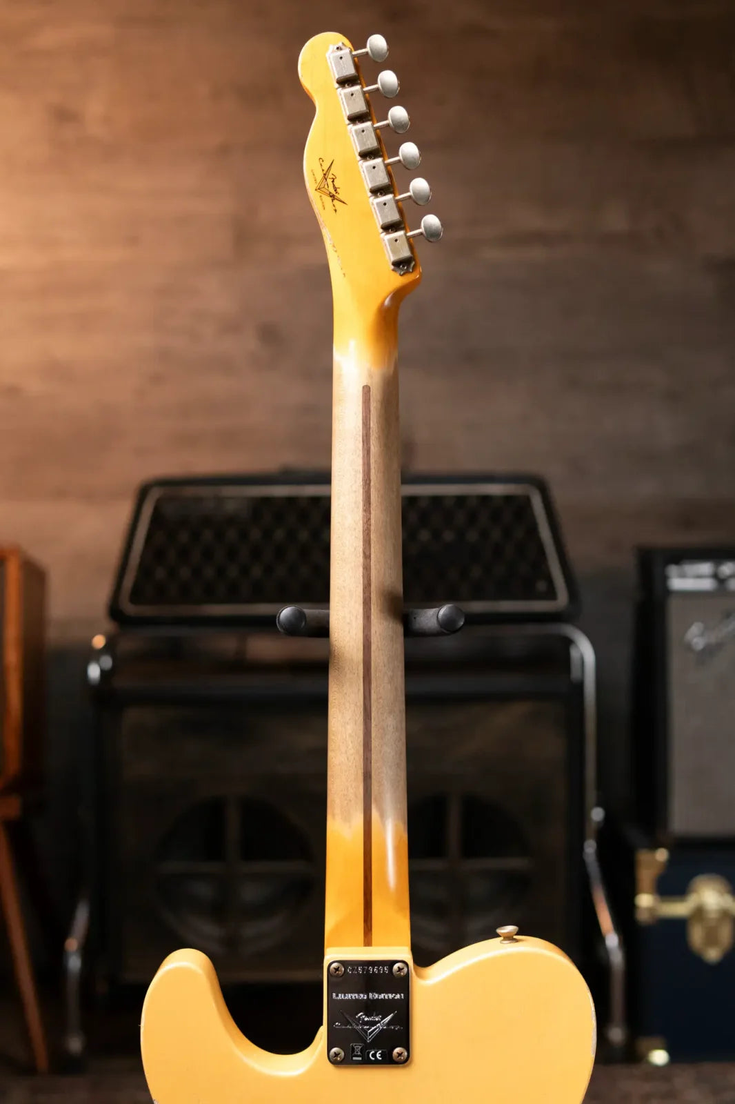 Fender Custom Shop Limited Edition CuNiFe Telecaster Custom Heavy Relic 1-Piece Maple Neck - Aged Nocaster Blonde